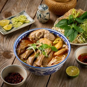 Bún bò giò nạm gân chả
