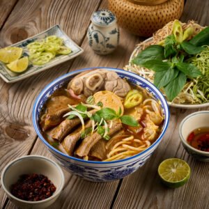 Bún bò giò nạm chả