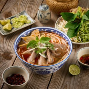 Bún bò nạm chả