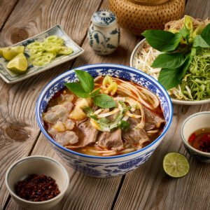 Bún bò nạm gân