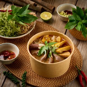 Alternative view of Bún bò nạm gân chả