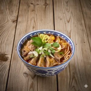 Alternative view of Bún bò sườn nạm chả